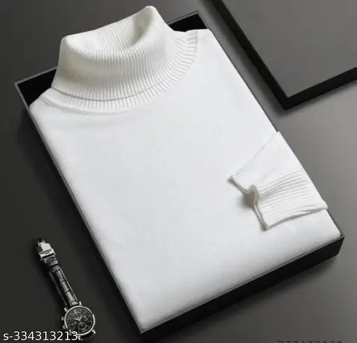 Solid High Neck | Formal Wear|
